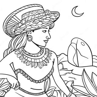 Mexico Coloring Page | Mexico coloring page