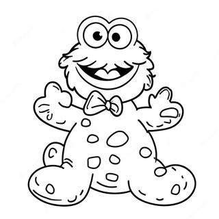 Cookie Monster Coloring Page | Cookie Monster coloring page