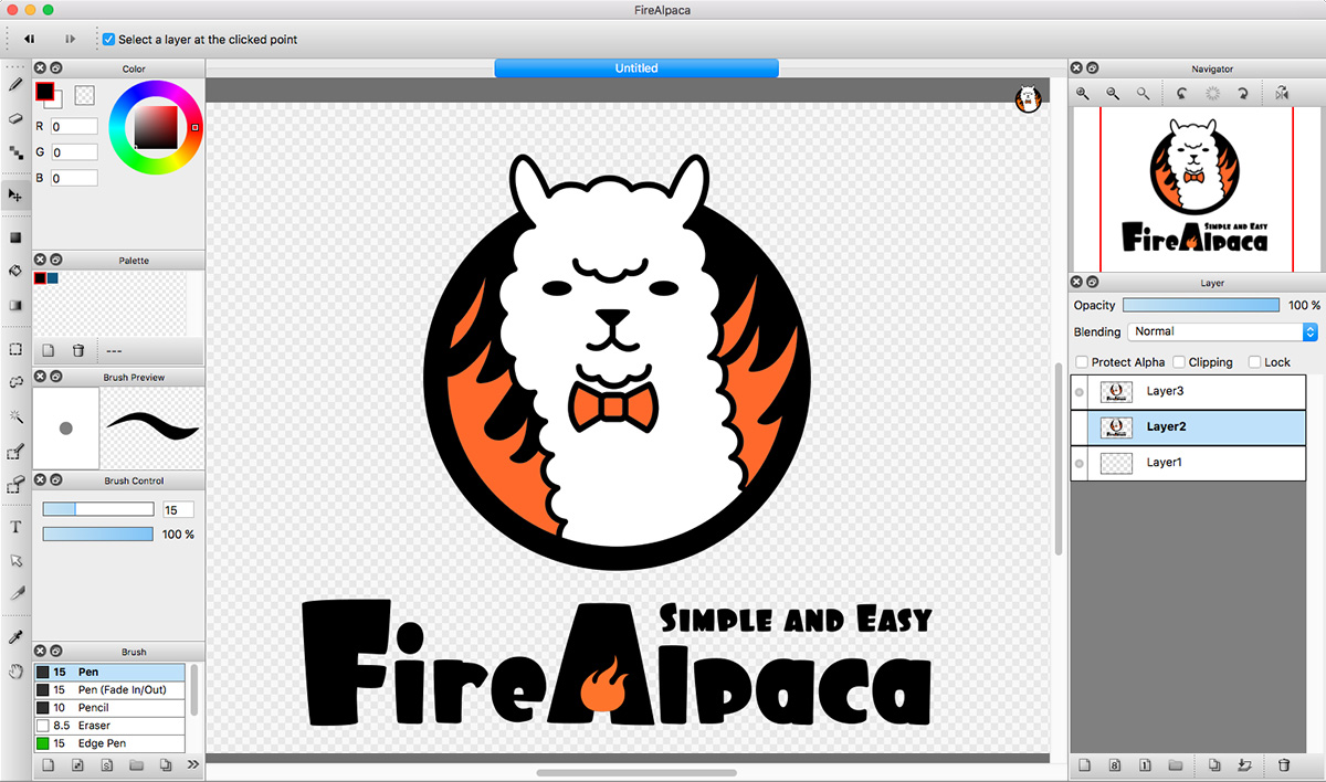 How to Make Transparent Background in FireAlpaca