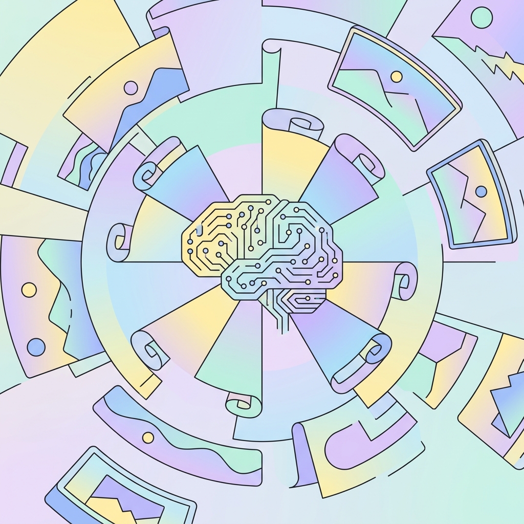 AI Generation tools illustration